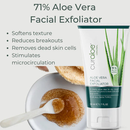 Facial Exfoliator 50 ml - Aloe Vera